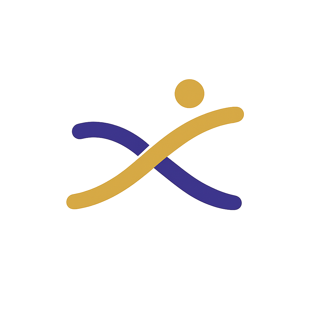 Abstract career pathway symbol